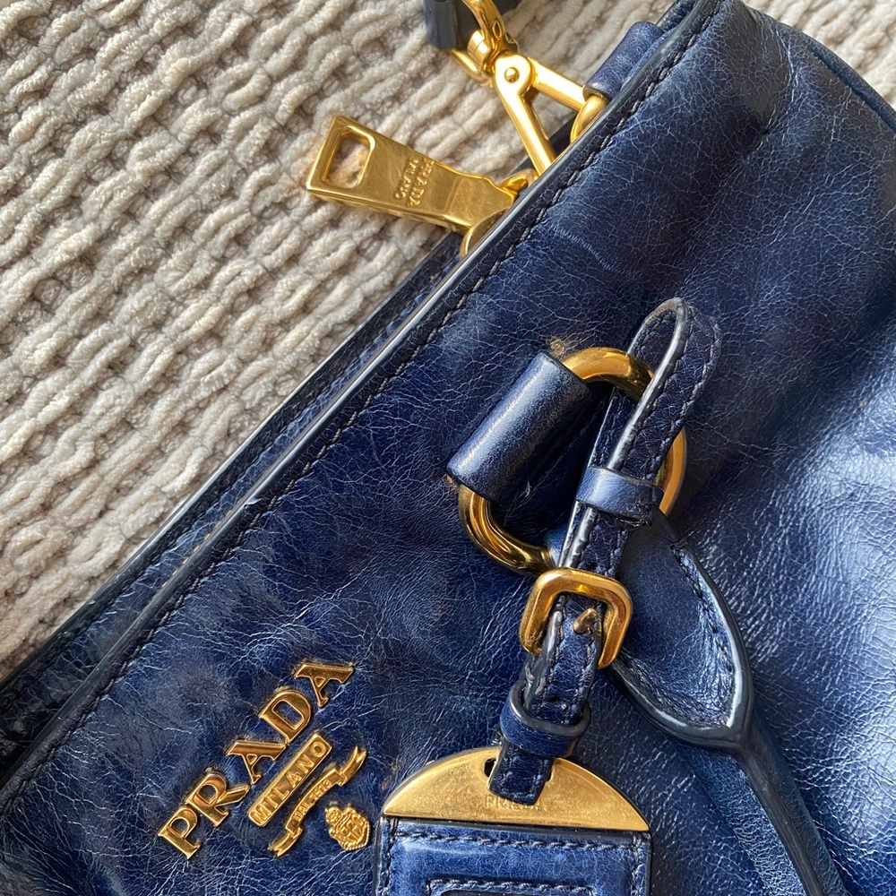 Prada Vitello Crossbody Tote - Picture 5 of 5